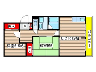 シャトー汐路の物件間取画像